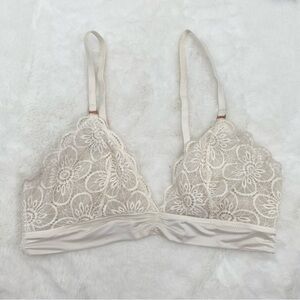 Aerie Ivory Lace Bralette